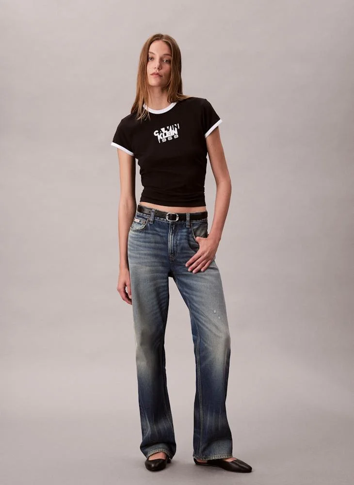 Calvin Klein Jeans Graphic Crew Neck T-Shirt