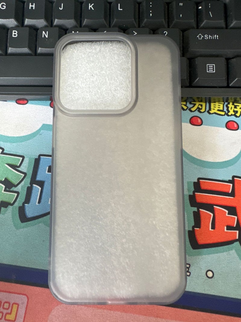 Simple solid color Apple 15/14/13promax phone case 12/11 soft xr/xs transparent 7/8plus matte - Image 4