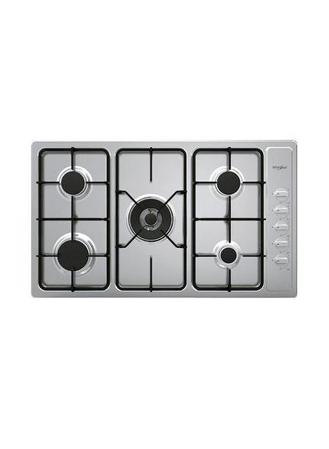 Whirlpool 5-Burner Stainless Steel Gas Stove GMM95T0/IX Stainless Steel - Image 1