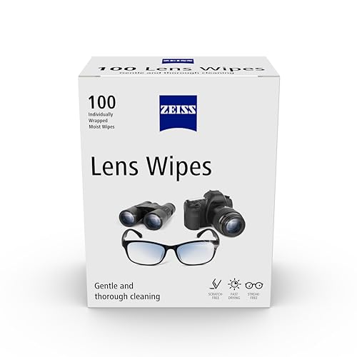 Zeiss مناديل تنظيف العدسات ZEISS 100 قطعة - عبوة واحدة | منظف العدسات - مثالية للنظارات، النظارات الطبية، النظارات الشمسية، عدسات الكاميرا، المناظير وجميع العدسات الأخرى - Image 1