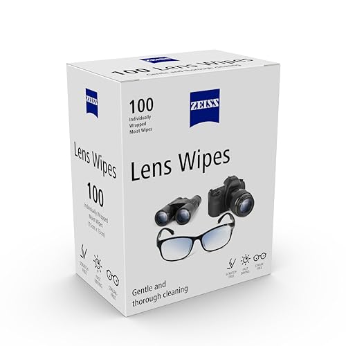 Zeiss مناديل تنظيف العدسات ZEISS 100 قطعة - عبوة واحدة | منظف العدسات - مثالية للنظارات، النظارات الطبية، النظارات الشمسية، عدسات الكاميرا، المناظير وجميع العدسات الأخرى - Image 2