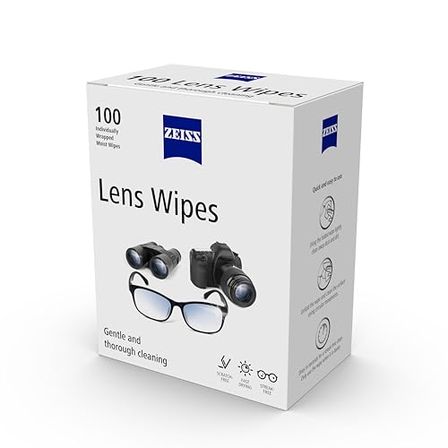 Zeiss مناديل تنظيف العدسات ZEISS 100 قطعة - عبوة واحدة | منظف العدسات - مثالية للنظارات، النظارات الطبية، النظارات الشمسية، عدسات الكاميرا، المناظير وجميع العدسات الأخرى - Image 3