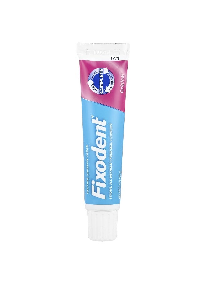 Fixodent Fixodent, Denture Adhesive Cream, Original, 2.4 oz (68 g)  - Image 1