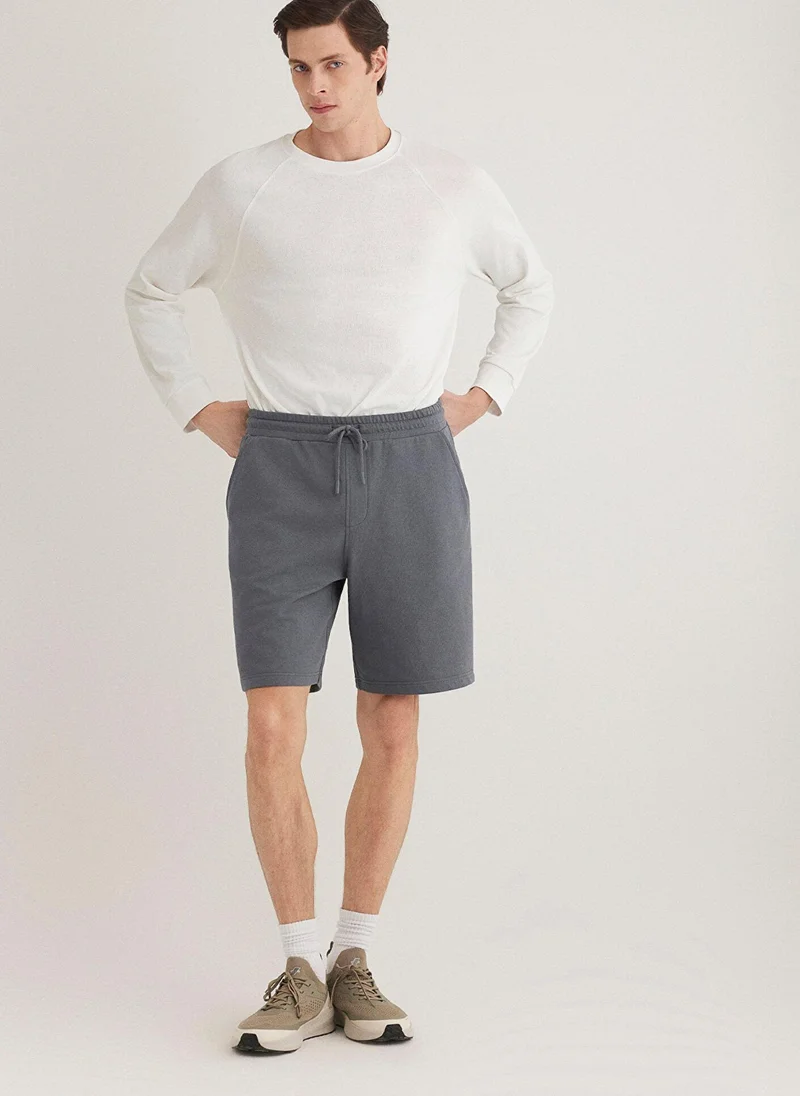 Mavi Dark Gray Basic Shorts