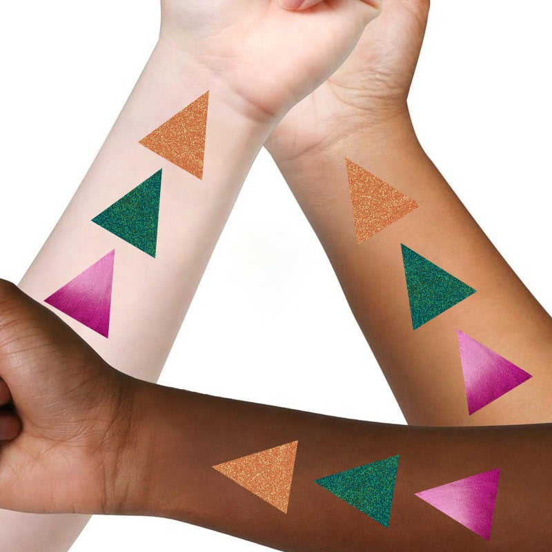 UCANBE 3PC Glitter Liquid Eyeliner Makeup Pen, Green, Pink, Orange Color Metallic Satin Finish Eye Liner Set, Long Lasting High Pigmented with Waterproof & Smudge Proof Formula - Image 5