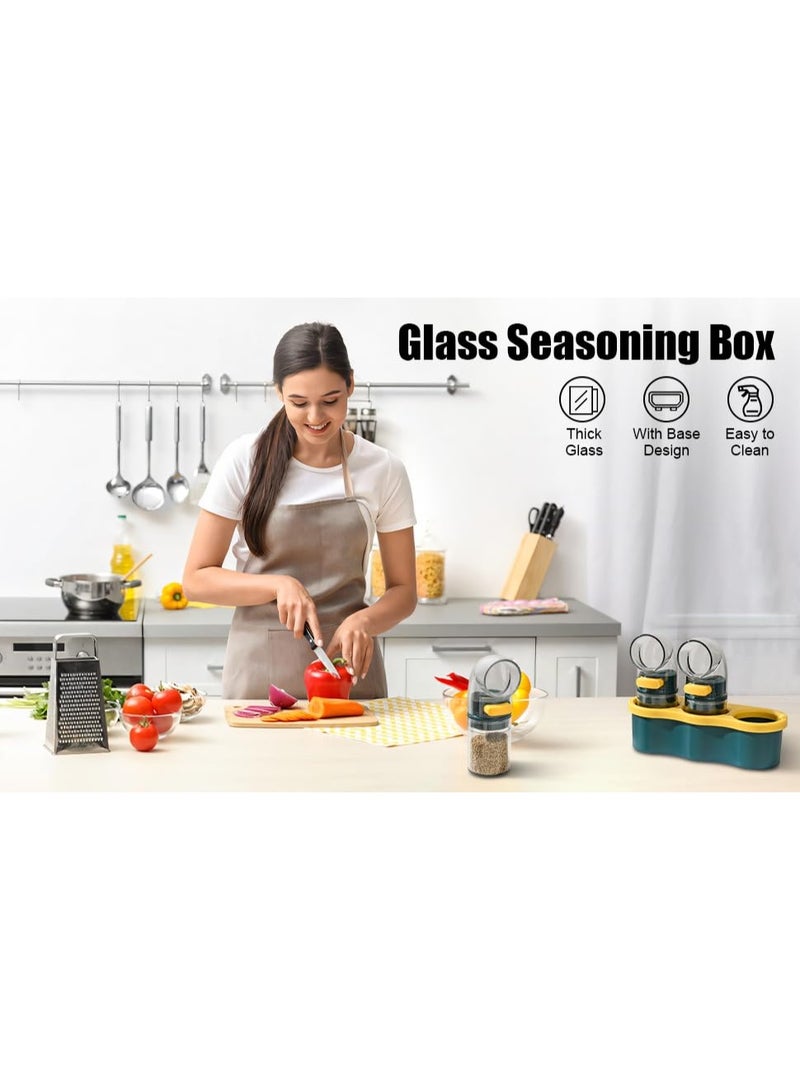 AraHome Salt or Pepper Shaker with Adjustable Pouring Hole - HIPS Plastic Seasoning Controlled Volume Dispenser - Suitable for Pink Himalayan Salt, Table Salt, Black Pepper and White Pepper (3 Pcs) - Image 5