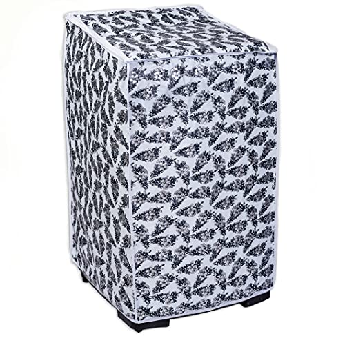 Classic® Top Load Washing Machine Cover Suitable for Samsung Back Panel 16 Kg (65cmsX64cmsX110cms, Black & White) - Image 4