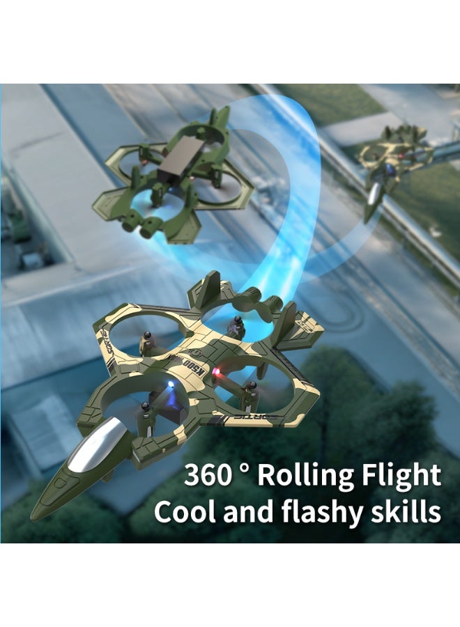 RC Aeroplane 2.4GHz Remote Control 360° Stunt Quadcopter with Altitude Hold & One-Key Takeoff for Children's Gift EPP Foam For Safe Drone for Children - Image 2