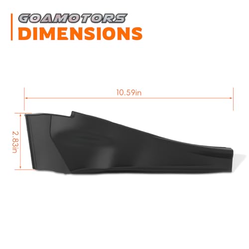 GoaMotors 2pcs Left Right Corner Windshield Wiper Cowl Extension Trim Cover for Nissan for Altima 2013-2016 66894-3TA0A, 66895-3TA0A - Image 3