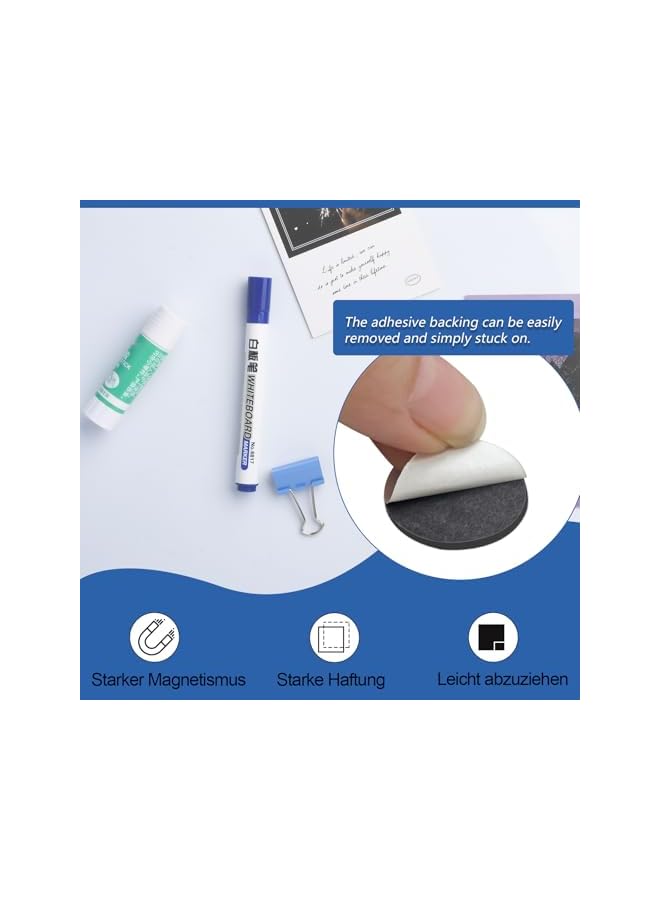 PROMASS 80 Pieces Magnetic Plates Self-Adhesive Magnetic Strip Magnets Self-Adhesive Strong, 20 x 2 mm Magnetic Foil Self-Adhesive Magnets Adhesive Magnets Self-Adhesive Magnetic Adhesive Flat Magnets - Image 5