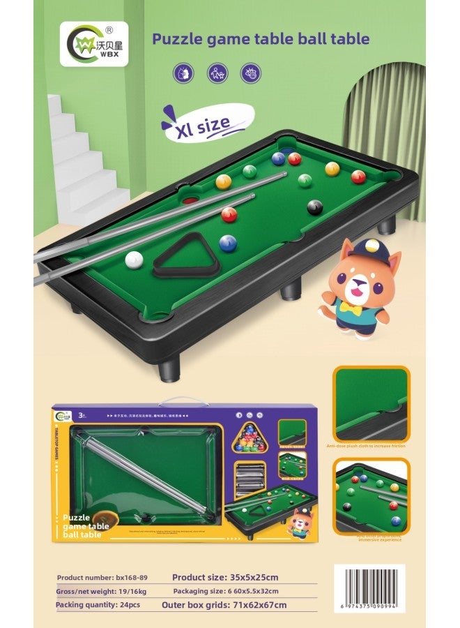 Simulation Billiard Table Double Battle Parent-child Interaction Boy Children's Toy Training Institutions Enrollment Gift Box Wholesale