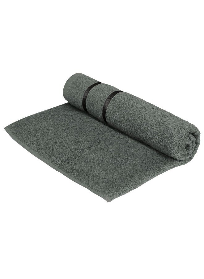 Story@Home Story@Home Towels for Bath | Cotton Towels for Bath Large Size | Towel Set of 1 | 450 GSM | 70 x 140 cm | Charcoal Grey | Bath Towels for Men, Women & Kids | Gym Towel | Perfect for Everyday Use  - Image 2