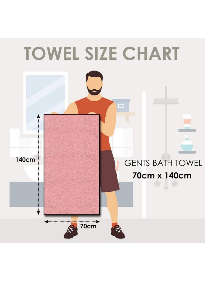 Story@Home Story@Home Towels for Bath | Cotton Towels for Bath Large Size | Towel Set of 1 | 450 GSM | 70 x 140 cm | Charcoal Grey | Bath Towels for Men, Women & Kids | Gym Towel | Perfect for Everyday Use  - Image 5
