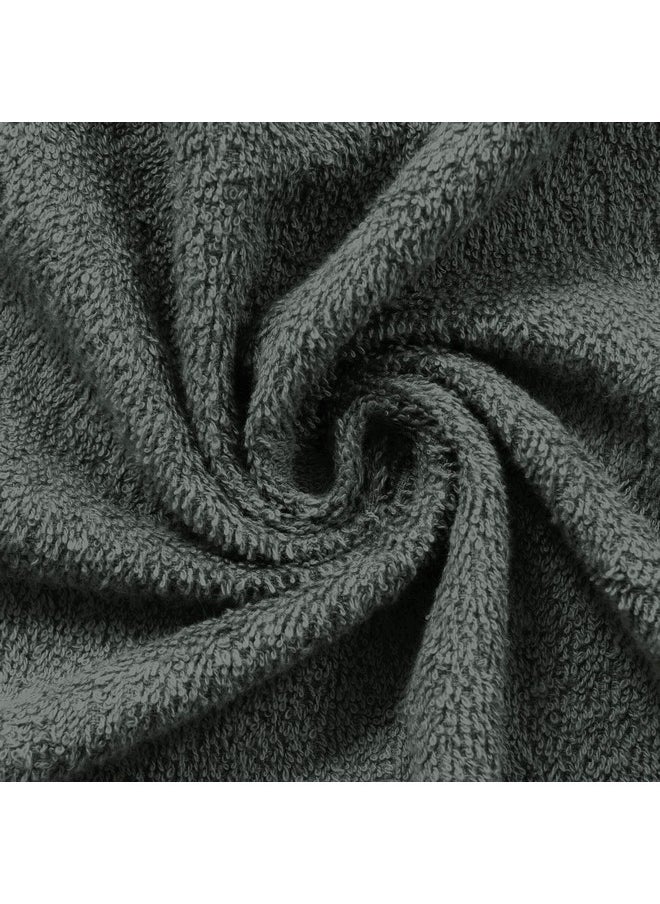 Story@Home Story@Home Towels for Bath | Cotton Towels for Bath Large Size | Towel Set of 1 | 450 GSM | 70 x 140 cm | Charcoal Grey | Bath Towels for Men, Women & Kids | Gym Towel | Perfect for Everyday Use  - Image 3