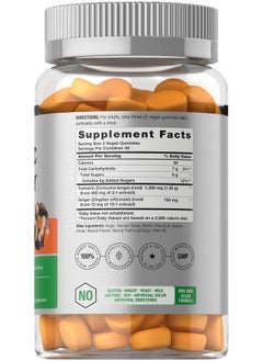Horbaach Horbäach Turmeric and Ginger Gummies | 120 Count | Peach Flavor | Vegan Non-GMO & Gluten Free Supplement  - Image 2