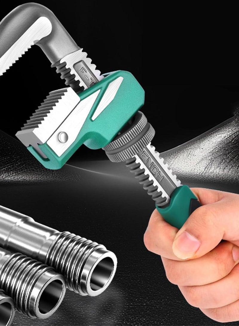 GGOOT Hardware Tool Pipe Pliers Maintenance Pipe Tool Large Opening Heavy Duty Pipe Pliers Heavy Duty Quick Pipe Wrench  - Image 2