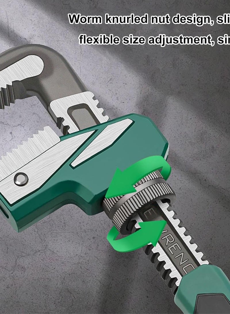 GGOOT Hardware Tool Pipe Pliers Maintenance Pipe Tool Large Opening Heavy Duty Pipe Pliers Heavy Duty Quick Pipe Wrench  - Image 5
