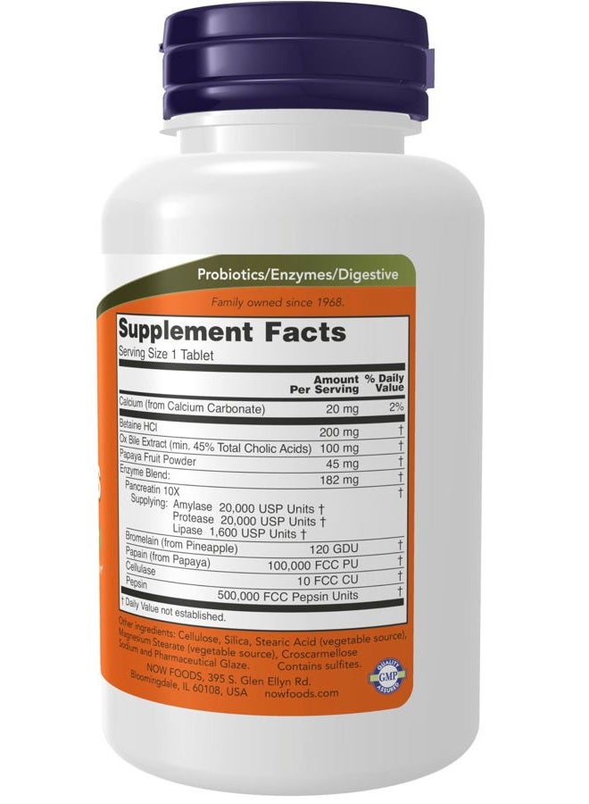 Now Foods - Super Enzymes 90 Tablets - Image 2