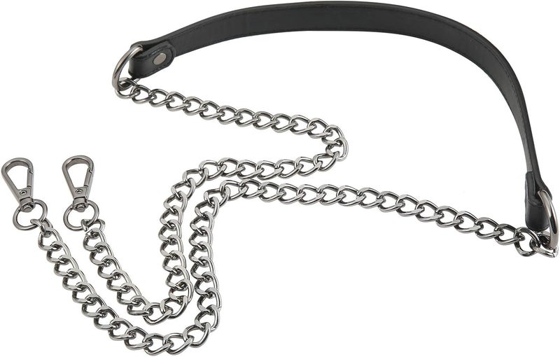 UTreers Purse Chain Strap Crossbody Bag Chains Strap Handbag Chain Replacement Leather Chain Straps 47.2" - Image 1