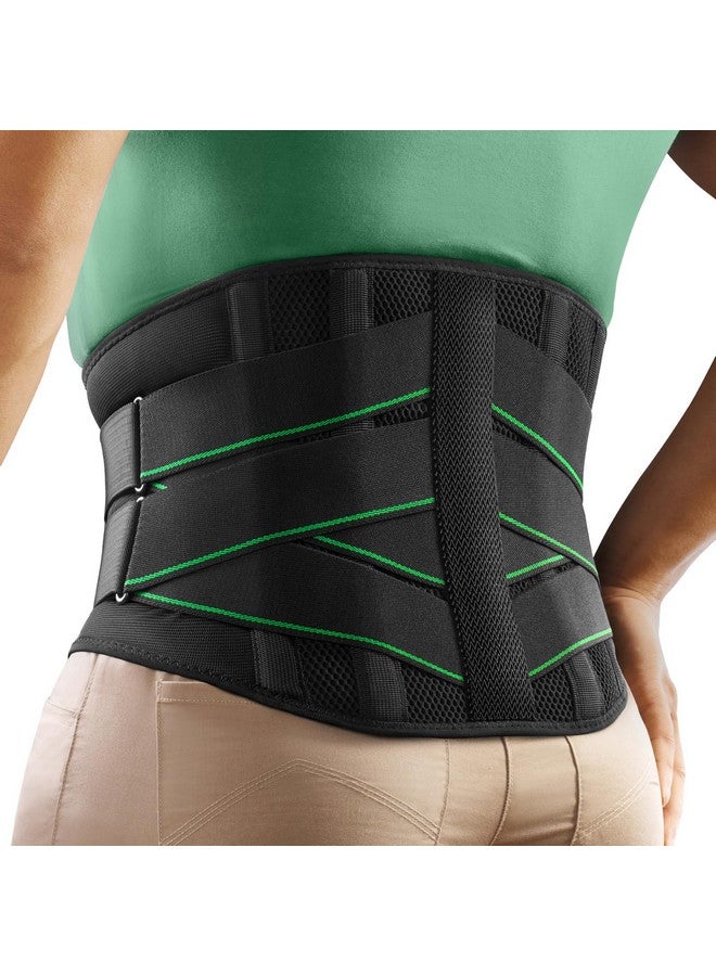 فري تو دعامة ظهر فريتو للرجال لآلام أسفل الظهر، مزودة بسبع دعامات معدنية، لتخفيف آلام عرق النسا، والانزلاق الغضروفي، والجنف، وغيرها! حزام دعم للظهر مسامي للنساء، مزود بوسادة ناعمة، وخفيف الوزن. - Image 1