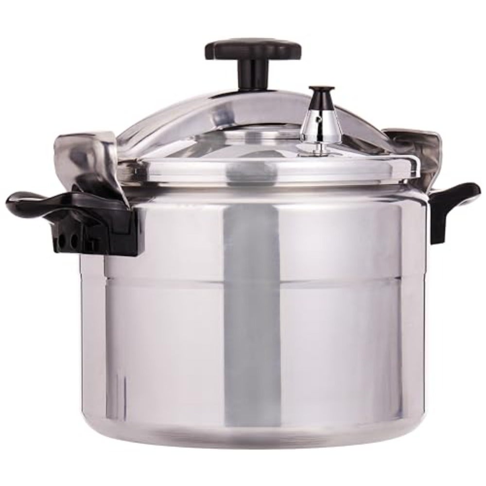 Aluminum Pressure Cooker, 12 Liter Capacity