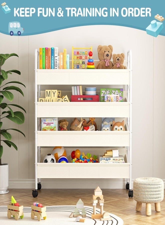 Oneyus Toy Storage Organizer with 4 Shelves - Image 3