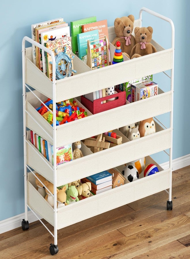 Oneyus Toy Storage Organizer with 4 Shelves - Image 1