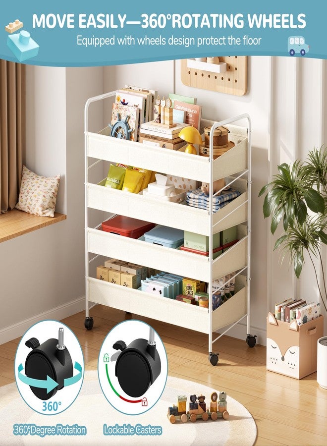 Oneyus Toy Storage Organizer with 4 Shelves - Image 4