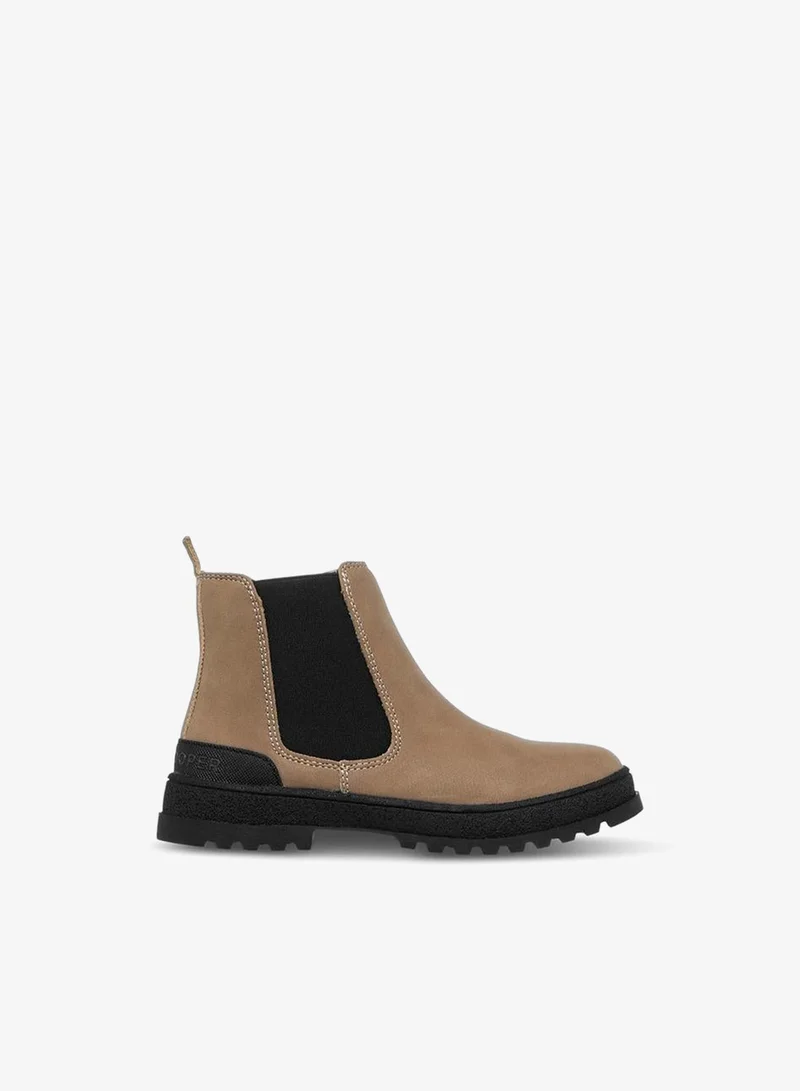 Lee Cooper Boys' Solid Ankle Boots With Zip Closure