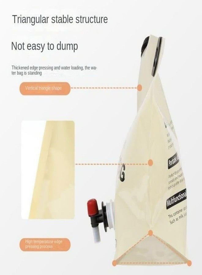SHONIL 8L Folding Water Storage Bag Pouch for Cycling, Picnic, Outdoor Camping, Road Trip, Traveling Water Carrier Supplies Bag and Drinking Water Container Tank (1) - Image 3