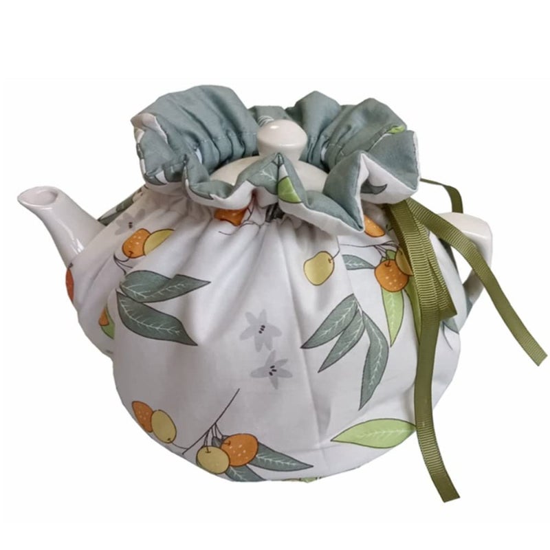 Yangshine غطاء شاي يدوي قديم مصنوع من القطن الطبيعي لحماية إبريق الشاي من الغبار وعازل للحرارة لتدفئة الغلاية لتزيين المنزل والمطبخ والفنادق والمطاعم والحفلات