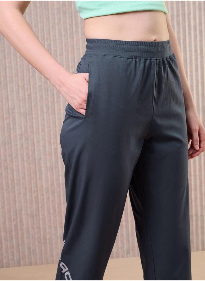 Technosport Technosport Women Grey Solid 2-Way Stretch Joggers  - Image 4