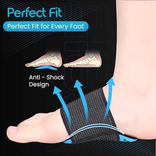 COIF Foot Care Plantar Arch Support for Men & Women for Pain Relief of Plantar Fasciitis, Flat & Fallen Arches, High Arch, Heel Spurs, Flat Feet - Image 5
