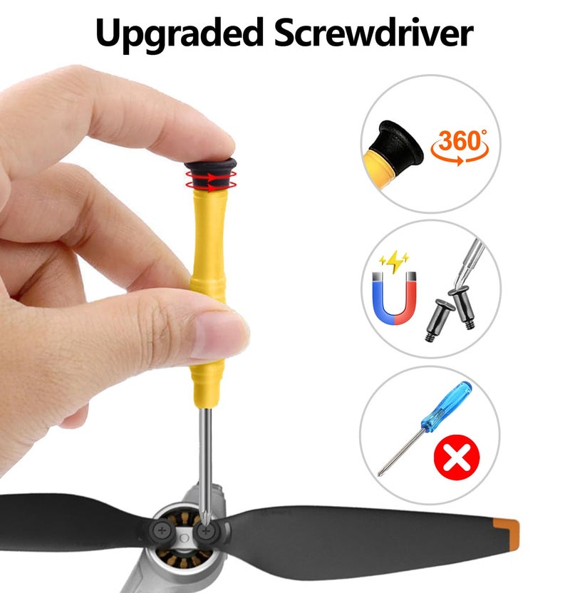 Betschkim 32 Pcs Propellers for DJI Mini 3, Betschkim Replacement Low-Noise and Quick-Release Blades Props Wings Compatible with DJI Mini 3 Drone Accessories - NOT for Mini 3 Pro - Image 2
