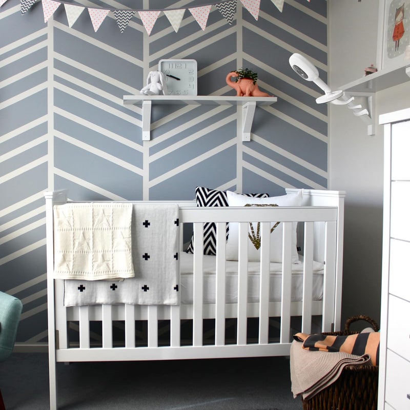 iTODOS Baby Monitor Mount Compatible with Nanit Pro Smart Baby Monitor  Flex Stand Versatile Twist Mount Without Tools or Wall DamageTravel Baby Monitor Accessory White - Image 2