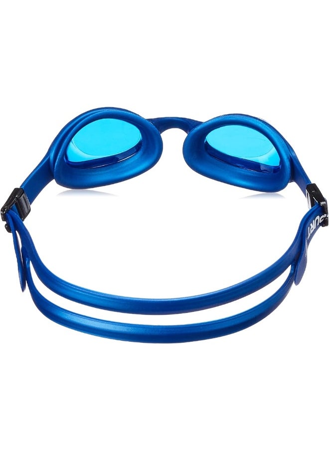 Spurt Spurt - Swimming Glasses Junior Size with Blue Lens - Blue - SIL 2 AF MIRROR  - Image 2