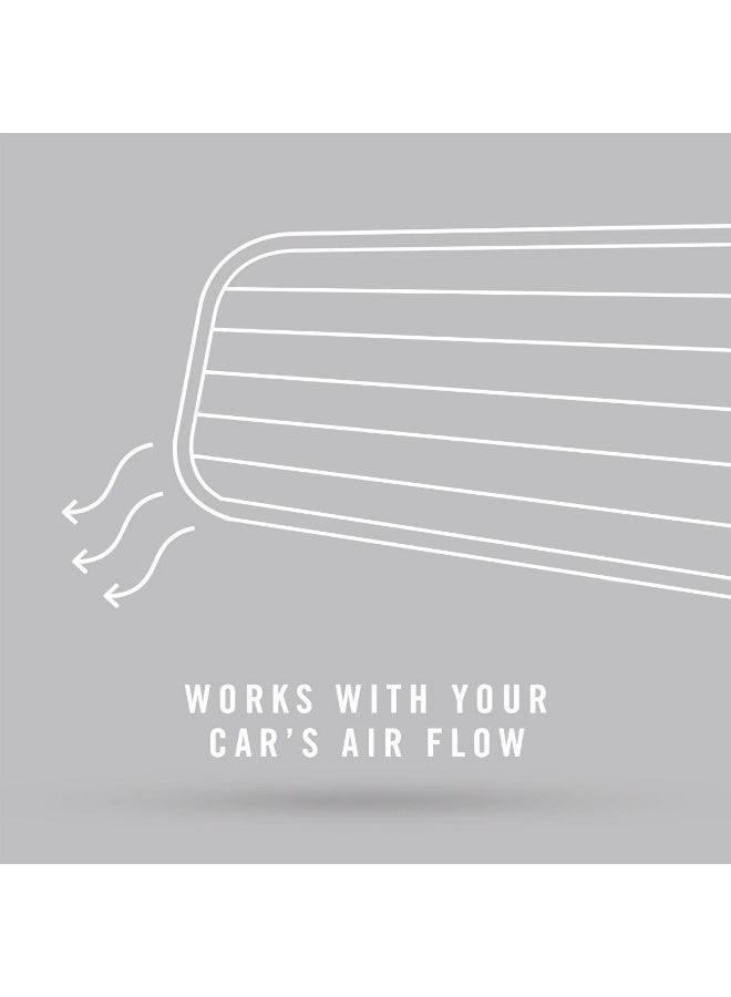 أروما معطر جو للسيارة من أروما، ماني ذا نينجا (برائحة فضية)، غير سام، صديق للبيئة، رائحة تدوم طويلاً، يعمل بتدفق الهواء، مقاوم للانسكاب، يُثبت على فتحة تهوية السيارة، آمن للأطفال/الحوامل، تصميم أنيق وجميل. - Image 4