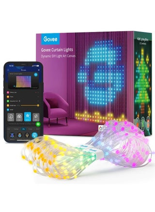 Govee Curtain Lights, WiFi Smart Halloween Window Lights LED, Color Changing Lights, Dynamic DIY Curtain String Lights - pzsku/Z2D5C863B0F51E74E8988Z/45/_/1731350068/45d1a083-0b05-47f4-a9cb-07534f0f51b6