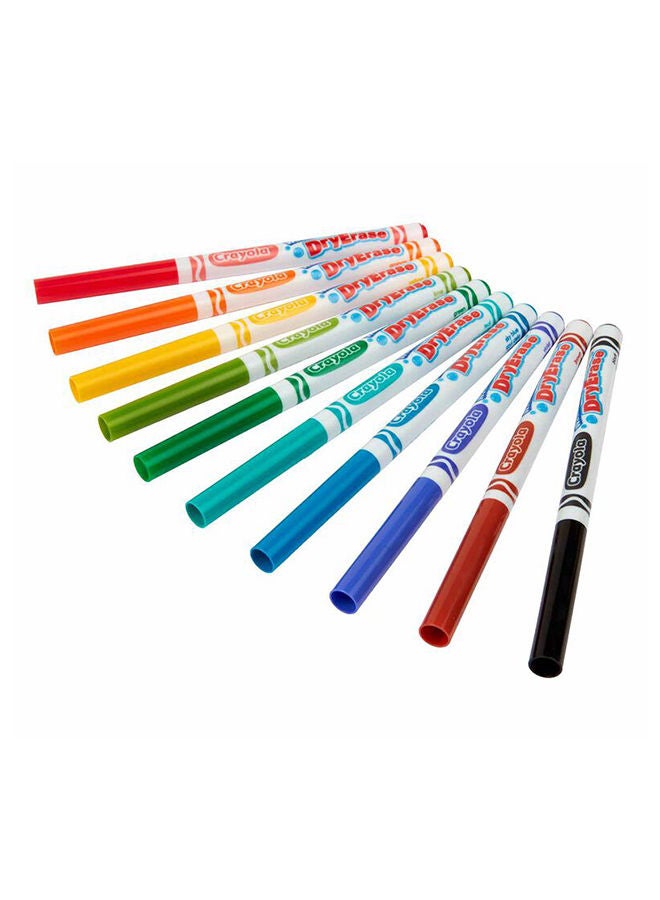 Crayola 10 Ct Slim Dry-Erase Markers  Washable - Image 4