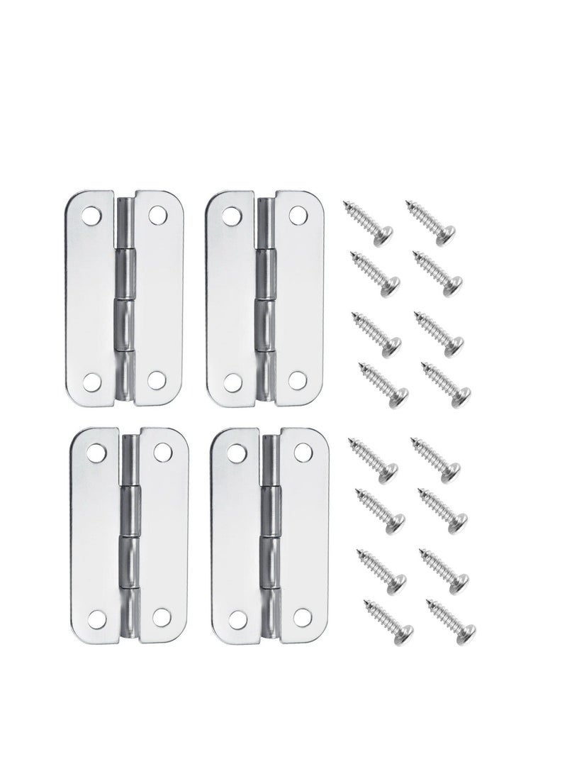 Y&D 4 Pack Heavy Duty Stainless Steel Hinges, High Strength Cooler Replacement Parts, Hinges with Screws for Igloo Ice Chests  - Image 1
