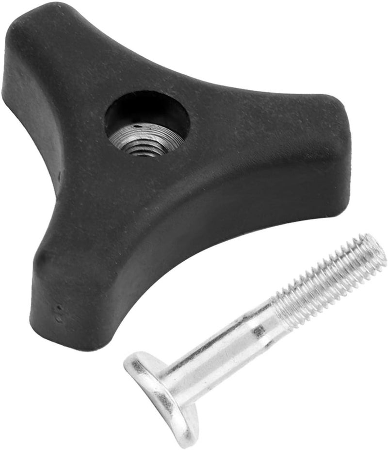 Aramox Triangle Handle Knob Nut Lawn Mower Handle Knob Bolt Handle Knob Knob Nut Screw Bolt for Lawn Mower - Image 2