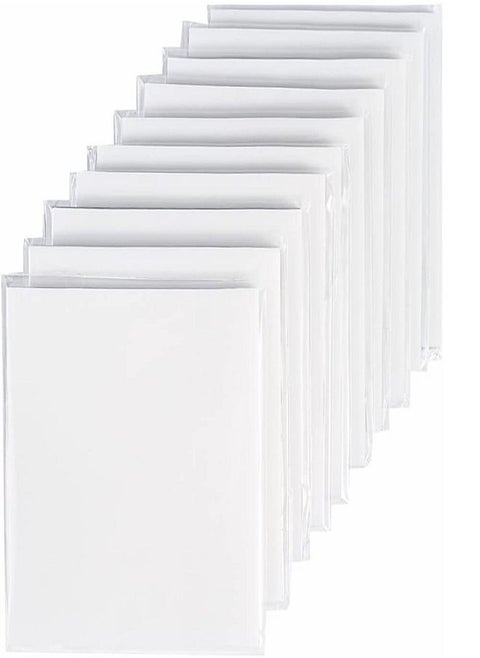 500 Transparent Self Adhesive Sticky Notes Office School Books Notebooks 3"x3" Waterproof Sticky Note Pads, Ideal for Planners Books, Notebooks, Annotation Office Study Tables