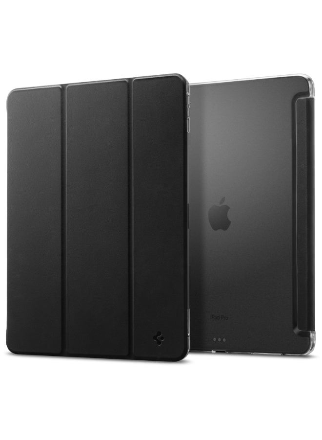 Spigen غطاء Liquid Air Folio لجهاز iPad Pro 13 بوصة M5/M4 (2025-2024) مع حامل ثلاثي الطيات - أسود - Image 1