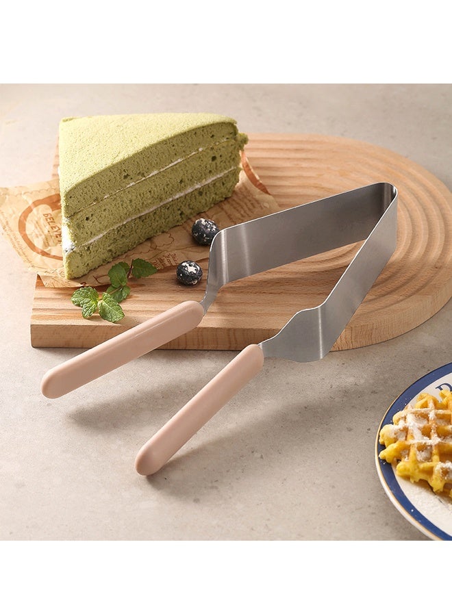HOMESTAR Cake Cutter Stainless Steel Cake Knife Slicer and Cutter Server with Double Handle for Wedding Birthday Party Desserts Pastry Pizza Pie Divider Slicing Tool - Image 5
