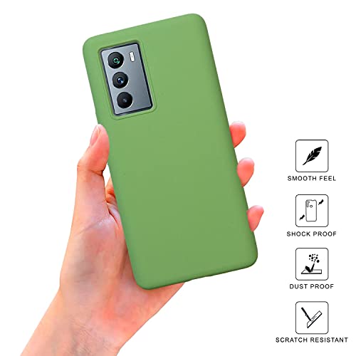 SPRIG Compatible with iQOO 9 SE Premium SilkTone Back Cover Drop Tested Shock Proof Mobile Case for Men, Women, Boys and Girls with Camera Protection (Mint Green) - Image 2