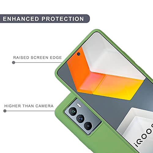 SPRIG Compatible with iQOO 9 SE Premium SilkTone Back Cover Drop Tested Shock Proof Mobile Case for Men, Women, Boys and Girls with Camera Protection (Mint Green) - Image 4
