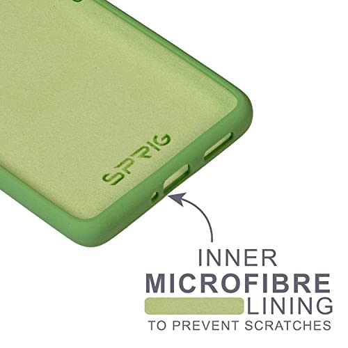 SPRIG Compatible with iQOO 9 SE Premium SilkTone Back Cover Drop Tested Shock Proof Mobile Case for Men, Women, Boys and Girls with Camera Protection (Mint Green) - Image 3