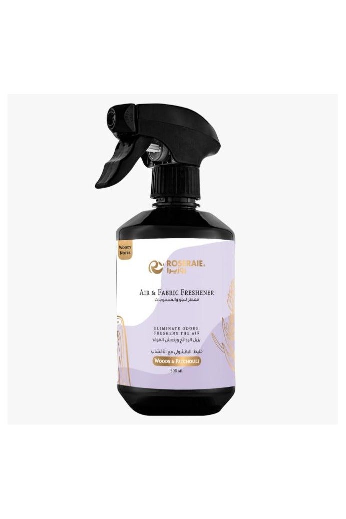 ROSERAIE Rosera Air and Fabric Freshener Pajamas Patchouli with Black Woods 500ml