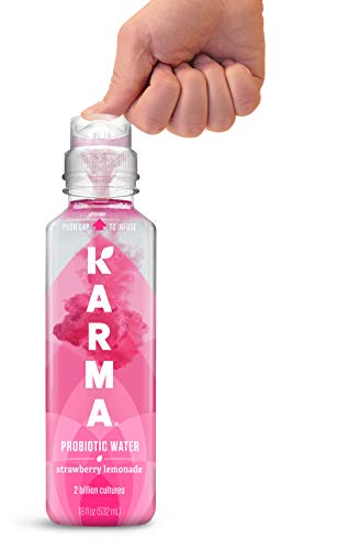 Karma Probiotic Water - 12 Pack, Strawberry Lemonade Drink - Immune & Gut Health Support - Image 2