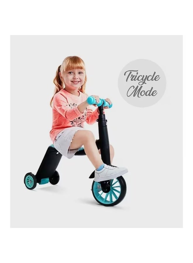 Macon 3-in-1 Kids Convertible Scooter, Balance Bike & Tricycle ,Adjustable 3-Wheel Toddler Ride-On with Pedals, Indoor & Outdoor Fun for Ages 2-8, Red/Black - Image 2